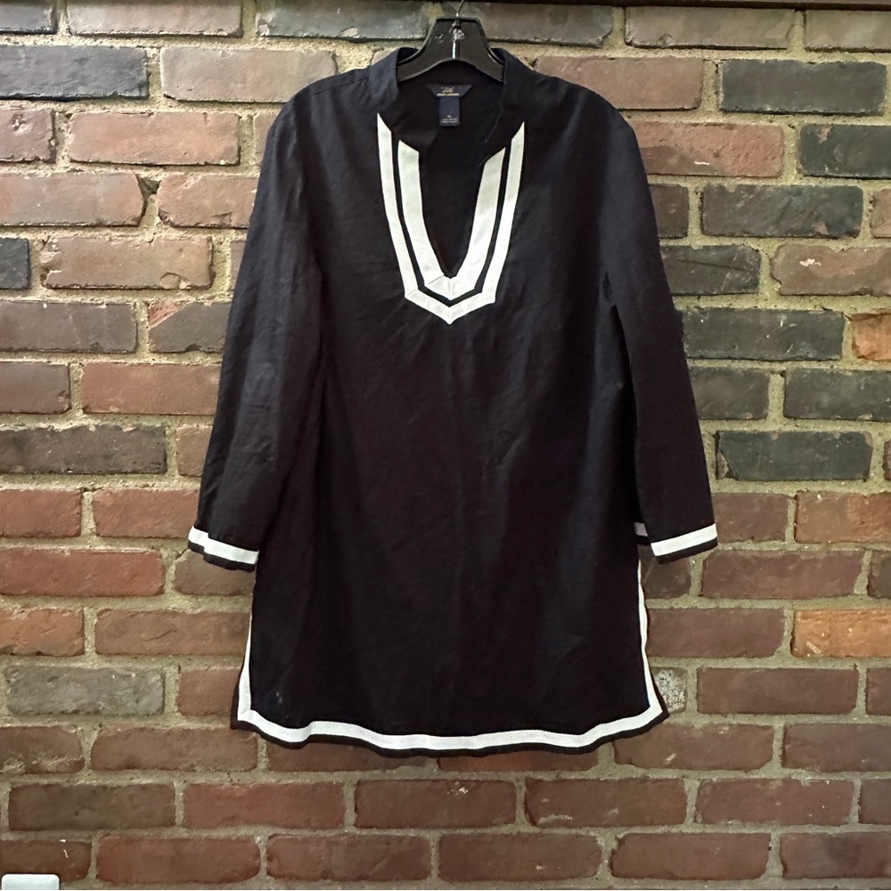 BROOKS BROTHERS 346 | cotton tunic top size XL -46 chest / 32” long 3/4 sleeve